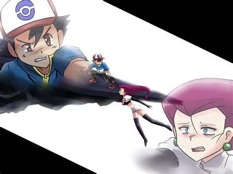 PARTY PARTY PARTY HARD - [Image: fanart of Ash Ketchum and Jessie from...