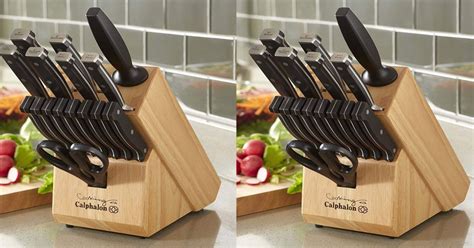 This Calphalon 18-Piece Knife Block Set is $80 off and includes a 10-yr. warranty: $70 shipped