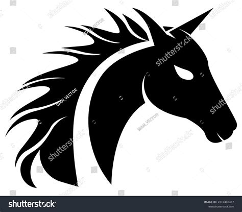 Horse Vector Silhouette Vector Isolated Illustration Stock Vector (Royalty Free) 2219446487 ...