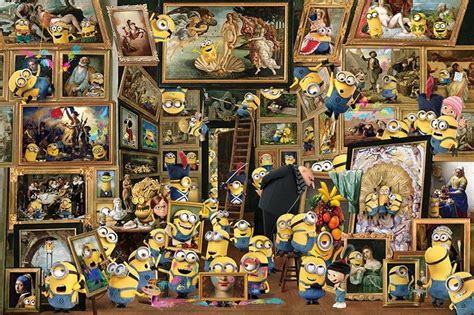 Jigsaw Puzzle Minions Museum of Minions Art (1000 Pieces)