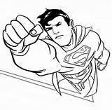 Superman Printable Coloring Pages sketch template