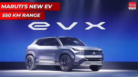 Maruti Suzuki EV concept eVX First Look | 550 km range | Auto Expo 2023 | TOI Auto | Auto ...