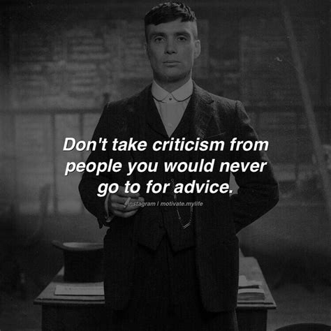 Motivational Quotes 👑 on Instagram: “Don't take criticism from people you wo… | Work ...