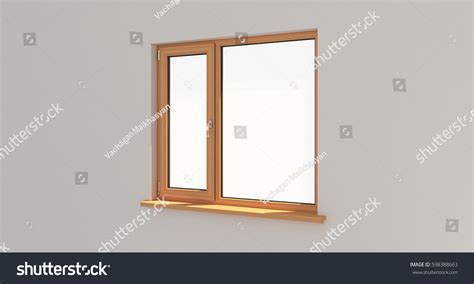 Window White Wall Isolated Window Wooden Stock Illustration 598388663 ...