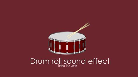 Drum roll sound effect (free to use) - YouTube