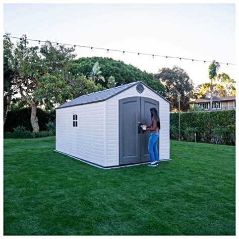 Lifetime 8x15 Outdoor Storage Shed w/ Floor (60394)