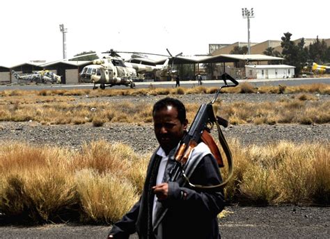 YEMEN-SANAA-AIRPORT-DAMAGED