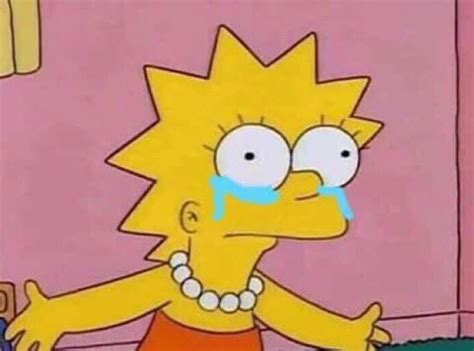 Lisa Simpson Crying Reaction Image | Lisa Simpson Crying / "Wanna Fight ...