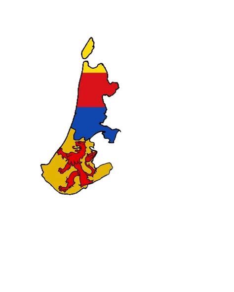 A flag map of The Netherlands (not Holland god damn it) : r/vexillology