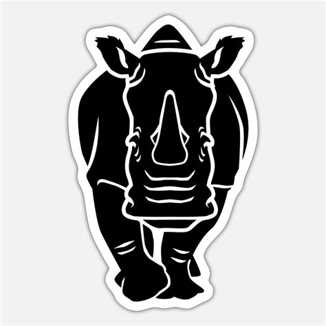 Rhino Stickers | Unique Designs | Spreadshirt