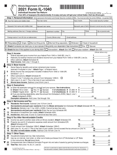 Illinois 1040 Form 2024 - Venus Jeannine