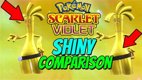 ALL NEW SHINY POKEMON Comparison Pokemon Scarlet & Violet - YouTube