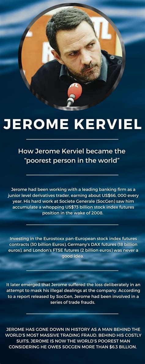 Who is the poorest person in the world? Meet Jerome Kerviel - Tuko.co.ke