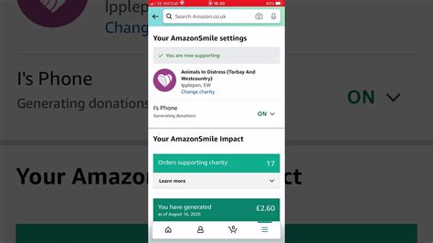 Using Amazon Smile phone app - YouTube