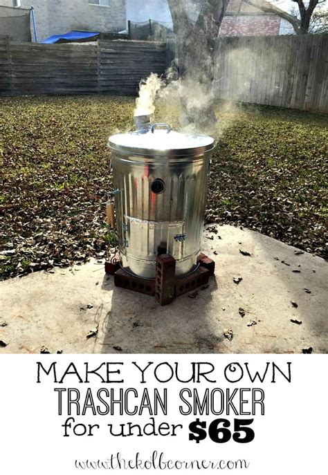 How To Make A Trashcan Smoker for Under $65 - Domestically Creative