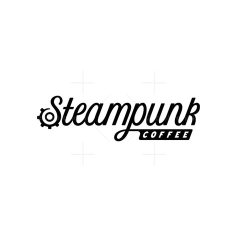 Steampunk Coffee Logo | Steampunk coffee, Script logotype, Logotype design