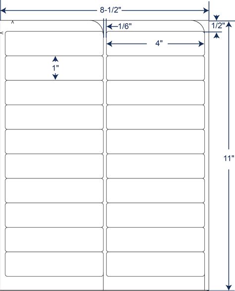 4" x 1" FabTab® Address Labels (100 Sheets) - Continental Datalabel