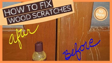 How To Repair Scratches On Wood Furniture