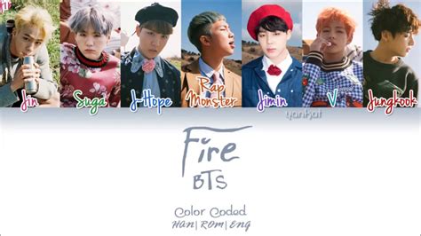 Bts fire lyrics - YouTube