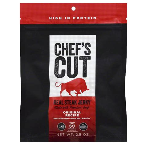 Chef's Cut Original Beef Jerky 2.5oz -- delivered in minutes