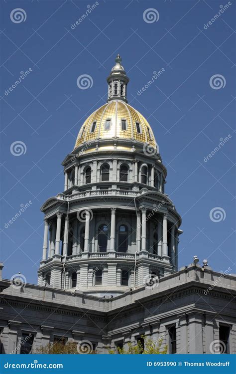 Capitol dome Denver, CO stock photo. Image of cityscape - 6953990