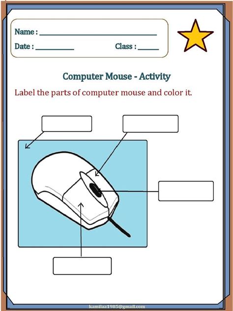 computer mouse Activity | Computer lab lessons, Computer basic, School computer lab