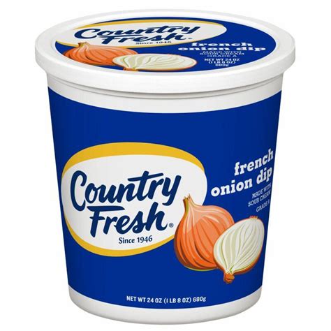 French Onion Sour Cream Dip 24 oz. - Country Fresh® Dairy