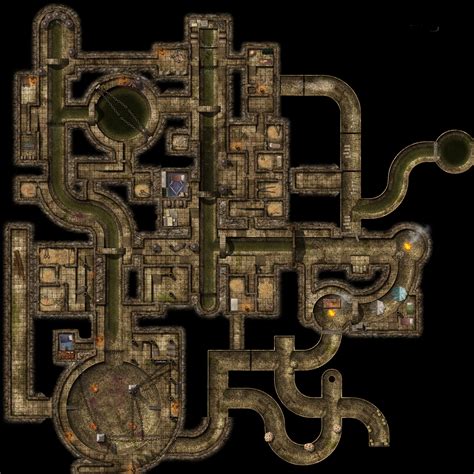 Sewer/Slaver Hideout Battlemap : battlemaps