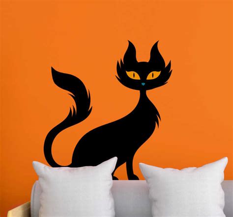 Unlucky black cat Home Wall Sticker - TenStickers