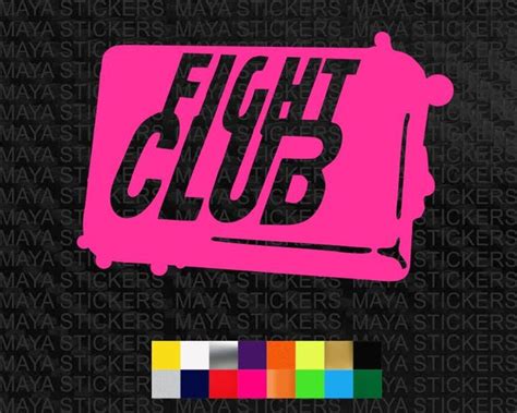 the fight club soap decal : r/fightclub