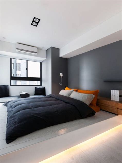 Modern Men's Bedroom Ideas for the Contemporary Man | Apartment bedroom decor, Apartment bedroom ...