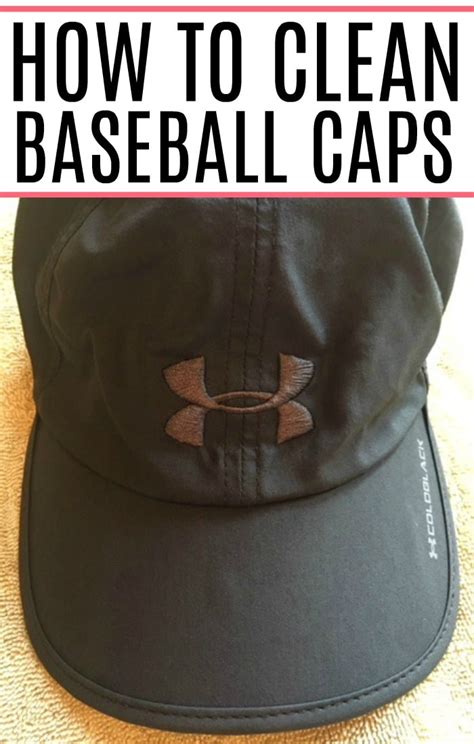 How To Clean Baseball Caps - Frugally Blonde