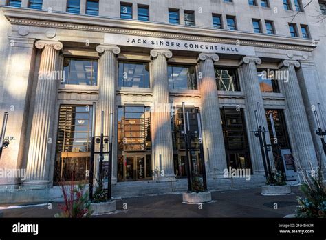 Jack Singer Concert Hall, Calgary, Stephen Avenue, Alberta, Canada Stock Photo - Alamy