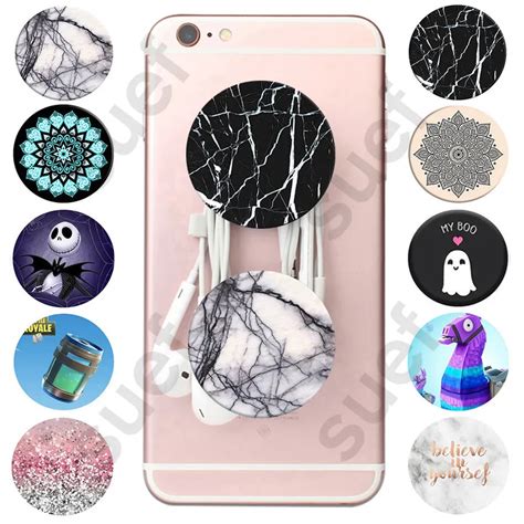 PopSocket 360 degree Round Phone holder Stand Marble Younger Smartphone Hand Expanding Stand and ...