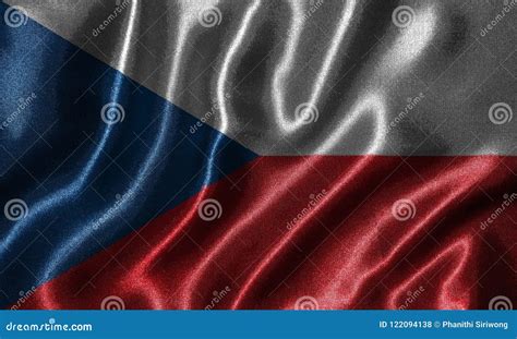 Wallpaper by Czech Republic Flag and Waving Flag by Fabric. Stock Photo - Image of pride, dark ...