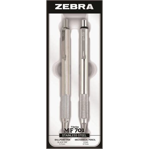 Zebra Pen M/F-701 Pen and Pencil Set - 0.7 mm Pen Point Size - 0.7 mm ...