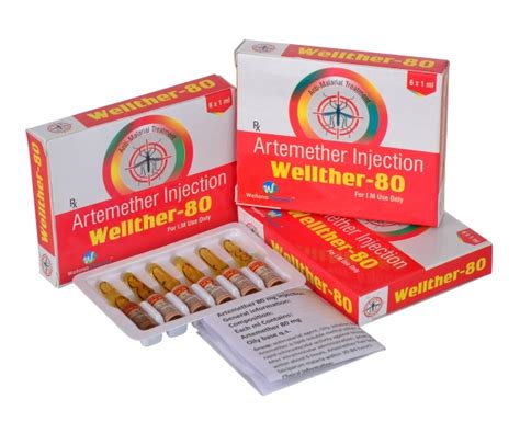 Artemether-80 Injection Manufacturers, Suppliers in India - Wellona Pharma