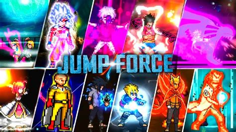 the characters in jump force are all different colors