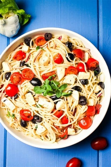 Angel Hair Pasta Salad - Simple Italian Cooking