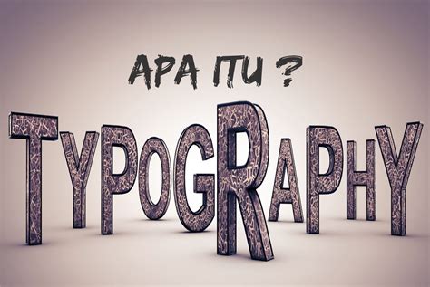 TIPOGRAFI Dalam Desain Grafis - TUTORiduan.com