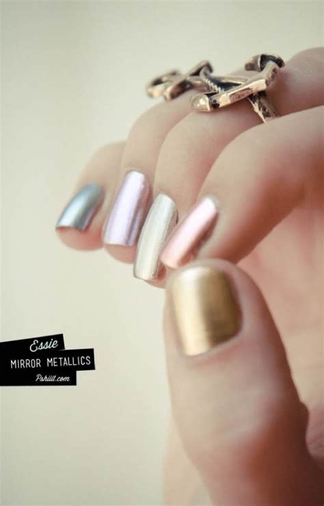 Loving these colors | Metallic nails, Hair and nails, Nail polish