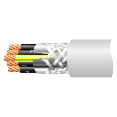 Cable CY PVC 7 Core Numbered 1.5mm² Grey (Sold by the metre)