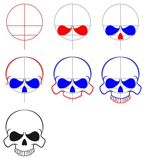 Skulls For Beginners Drawing at GetDrawings | Free download