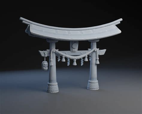 Shinto Torii Gate - DownloadFree3D.com