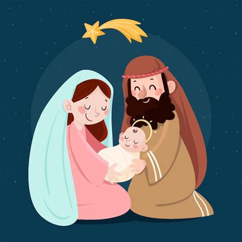 Free Vector | Nativity scene
