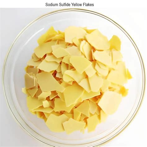 Sodium Sulfide Yellow Flakes, 52%, 50 Kg Bag at best price in Mumbai | ID: 2850516504773