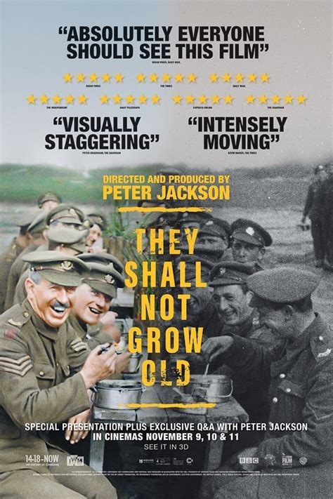 They Shall Not Grow Old (2018) by Peter Jackson