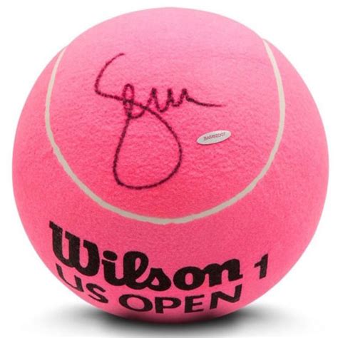 Serena Williams Signed Jumbo Wilson Pink Tennis Ball (UDA) | Pristine ...