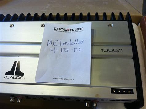 For Sale: JL Audio 1000/1 Amplifier - Ford F150 Forum - Community of Ford Truck Fans