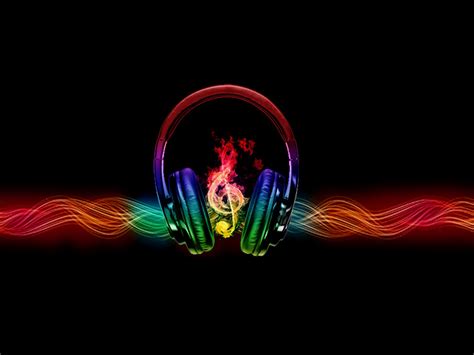 Cool Wallpapers Neon Headphones